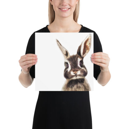 Bunny Poster -12x12- Illustration by Pablo Prada