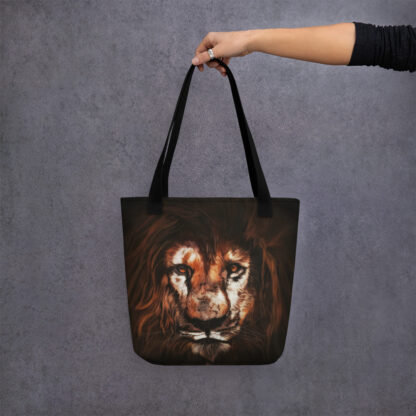 Lion Tote Bag by Pablo Prada