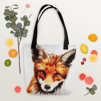 Fox Tote Bag by Pablo Prada (Color)