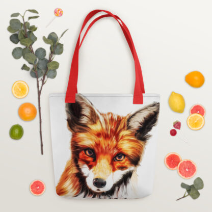 Fox Tote Bag by Pablo Prada (Color)