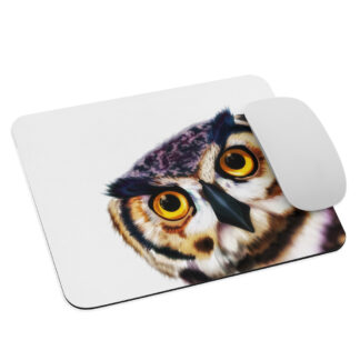 Curious Owl - Mouse Pad -Illustration by Pablo Prada