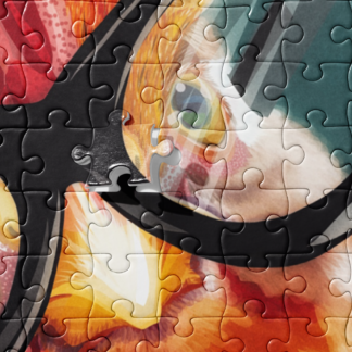 Cheeky Chicken Jigsaw Puzzle - Illustration by Pablo Prada